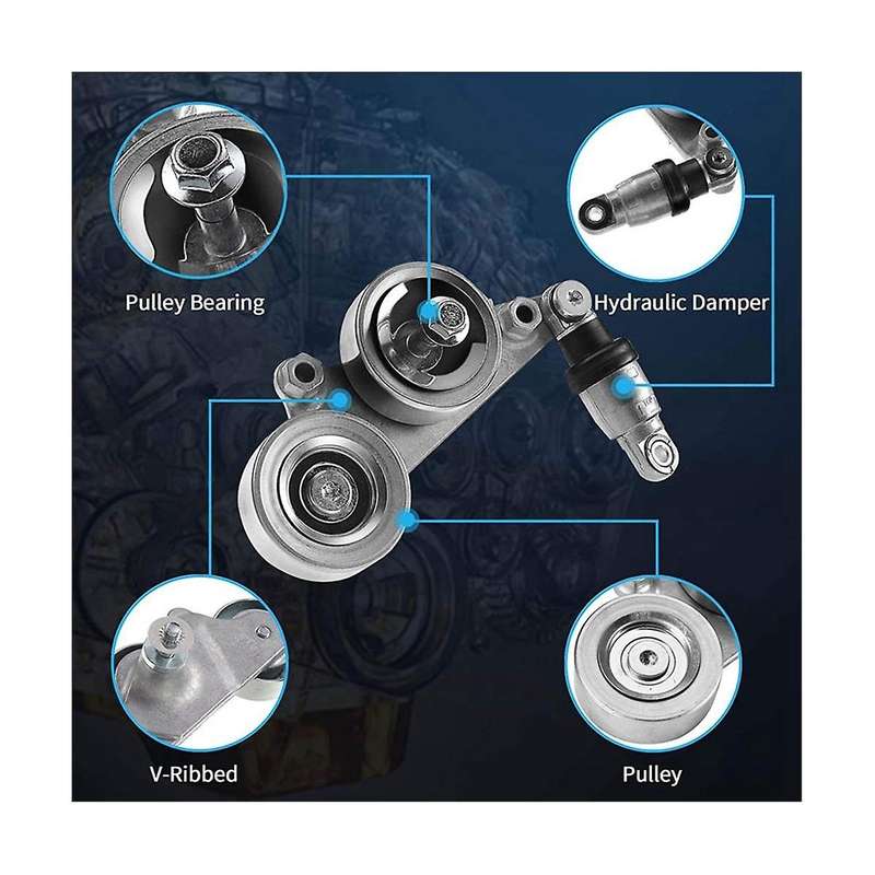 31170r70a01 Drive Belt Tensioner Assembly for Odyssey Touring 2005-2010 Accord 2008-2010 Pilot 2006