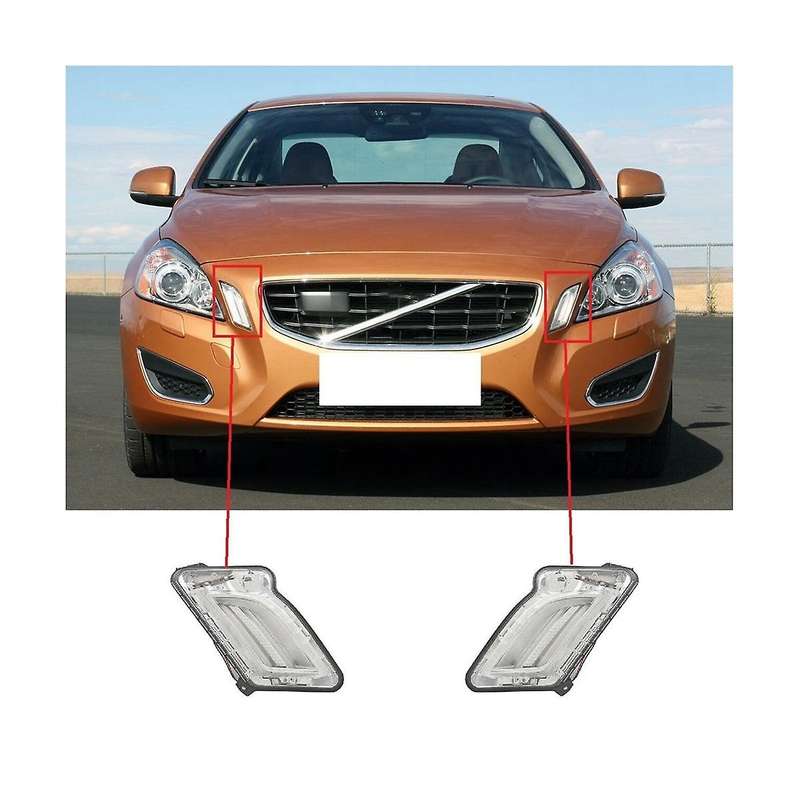 31278557 Car Left Front Led Marker Turn Signal Indicator Light Lamp for S60 2011-2013