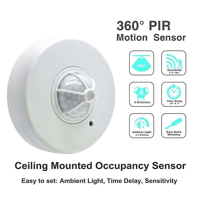3-12m 360 Degree Ceiling Occupancy Sensor Motion Sensor Light Switch High Sensitive Pir Motion Sens