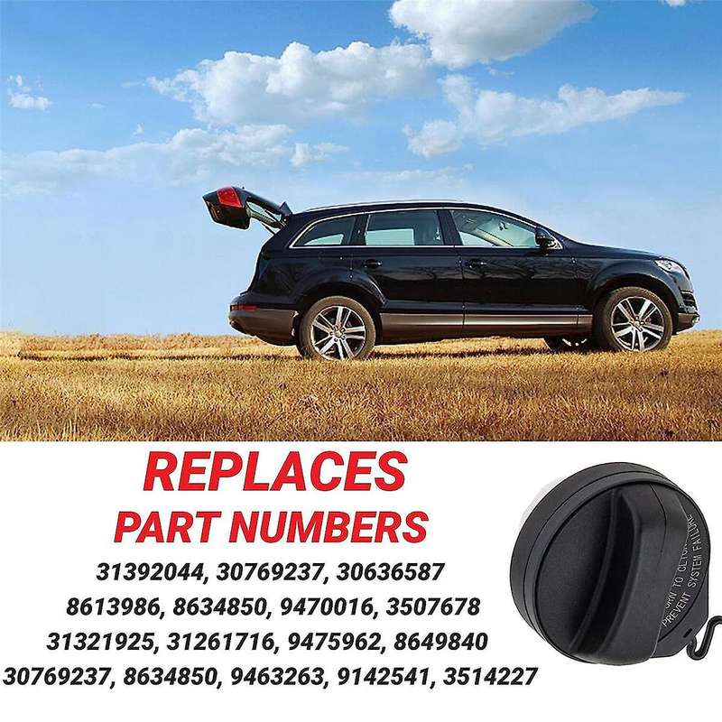31392044 Fuel Tank Inner Cap Fuel Tank Cap Assembly Fuel Tank Filler Cap for Xc60 S80 S40 2004-2012