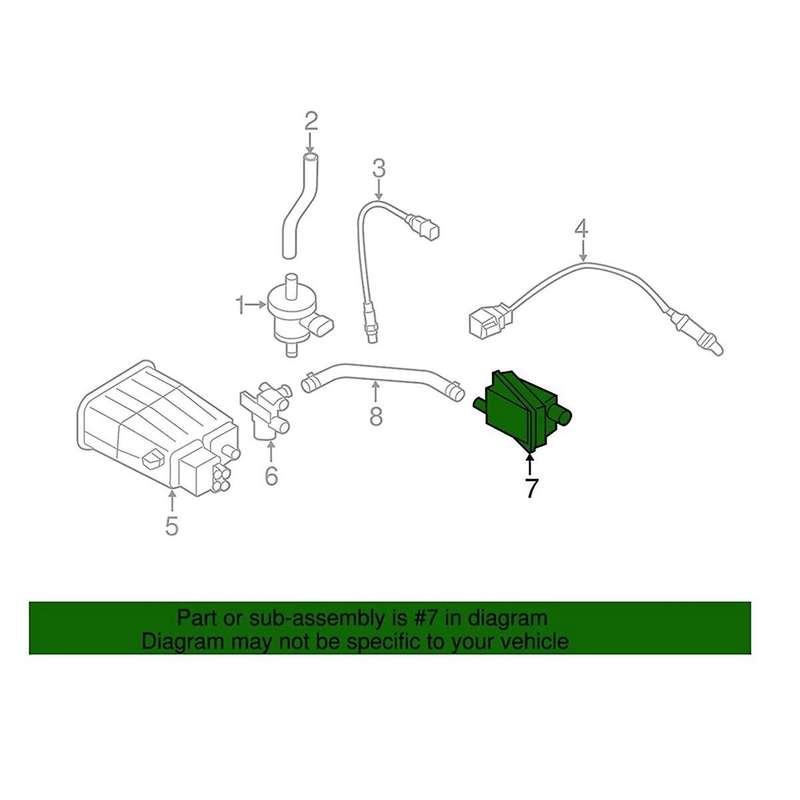 314532K000, 31453-2K000 Vapor Canister Filter for Soluto Pegas Kx1 Soul Accent Reina