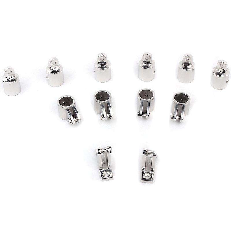 316 Stainless Steel 22mm 3-Bow Bimini Top Boat Stainless Steel Fittings Set Boat Accessories Marine
