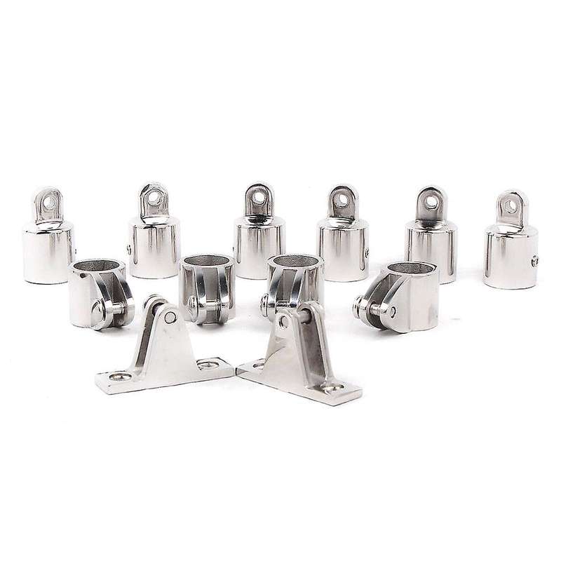 316 Stainless Steel 22mm 3-Bow Bimini Top Boat Stainless Steel Fittings Set Boat Accessories Marine