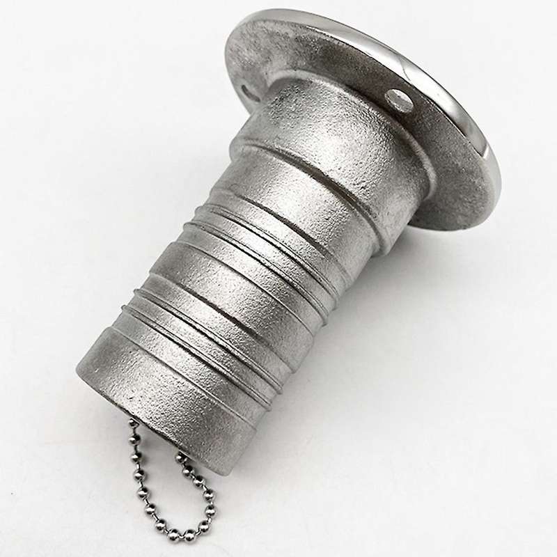 316 Stainless Steel Boat Deck Fill Filler Port Gas Fuel Tank with Key Cap