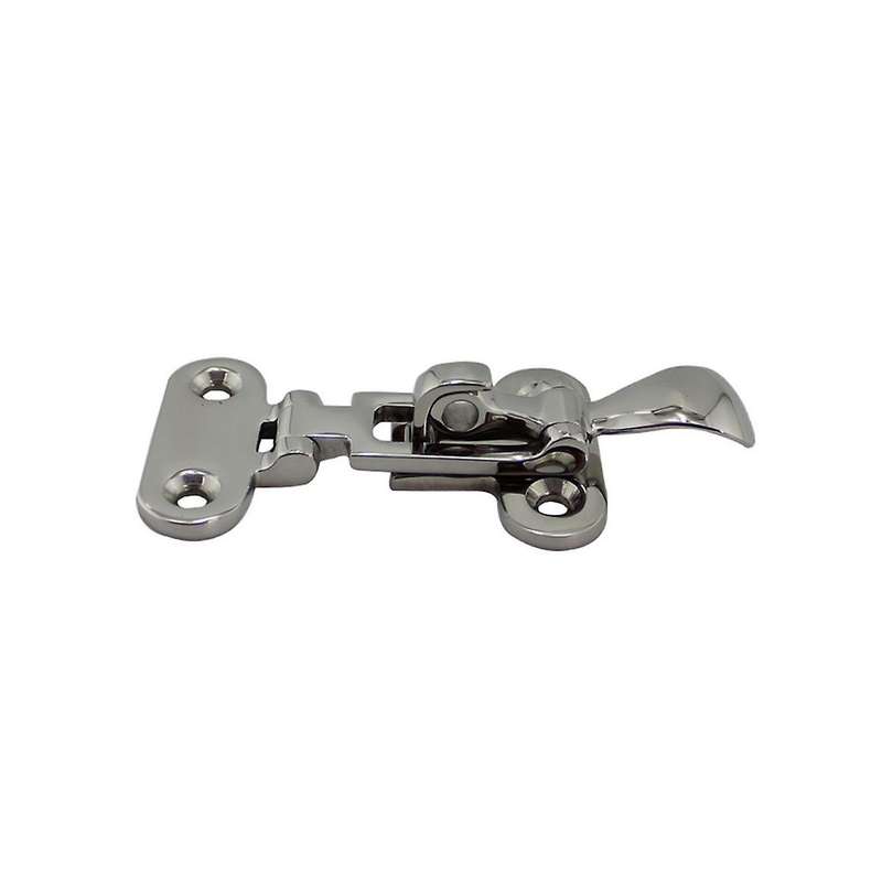 316 Stainless Steel Clip Deck Hasp Lock Deck Locker Shockproof Latch Fastener Hardware Yacht Accesso