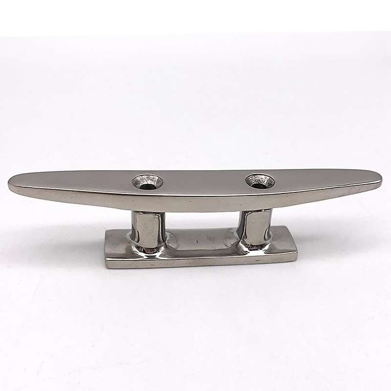 316 Stainless Steel Polished Combo Mooring Cleat 2 Hole Hardware Boat Cleats for Marine Boat Deck Ro