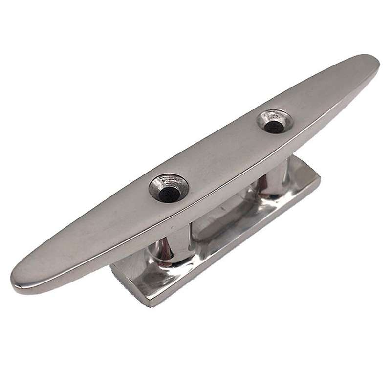 316 Stainless Steel Polished Combo Mooring Cleat 2 Hole Hardware Boat Cleats for Marine Boat Deck Ro
