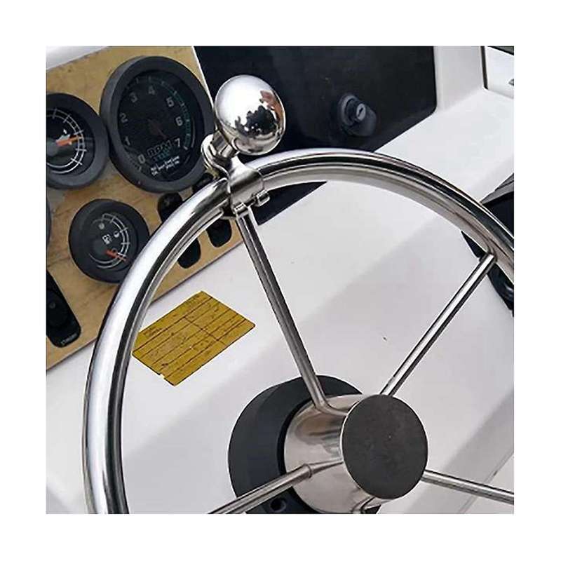316 Stainless Steel Marine Steering Wheel Trim Knob for Marine Yachts, Marine Steering Knob Fits Rim