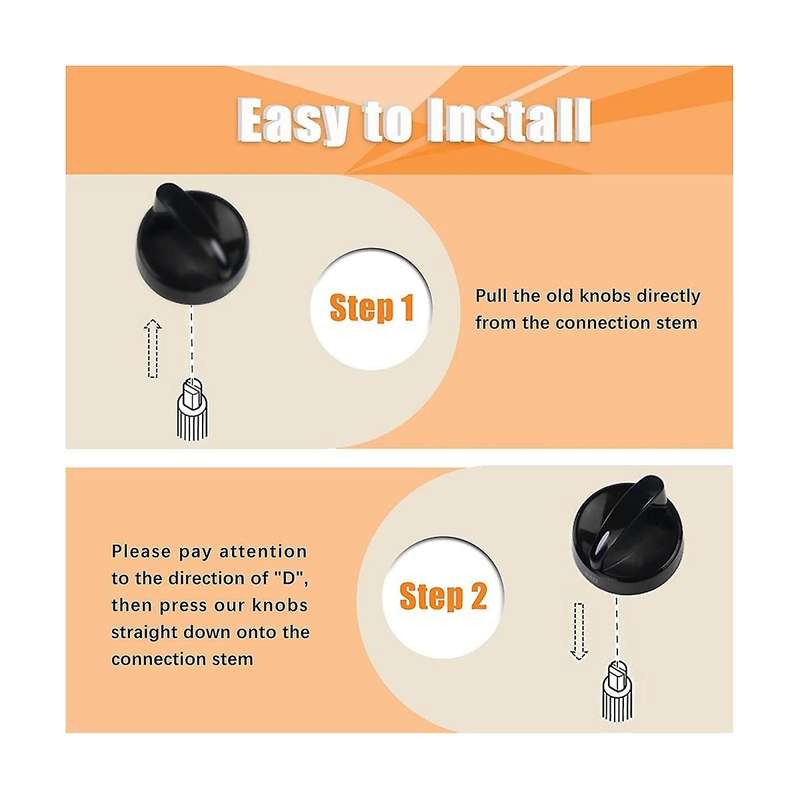 316442513 Gas Range Stove Surface Burner Knob for , Sears Range Oven, Replacements 1465864, Ah23324