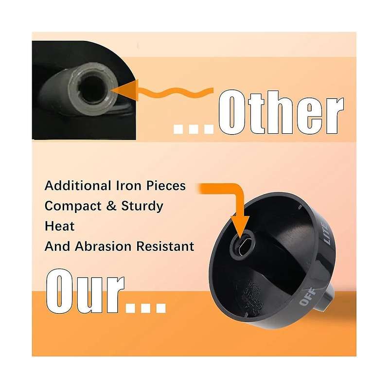 316442513 Gas Range Stove Surface Burner Knob for , Sears Range Oven, Replacements 1465864, Ah23324