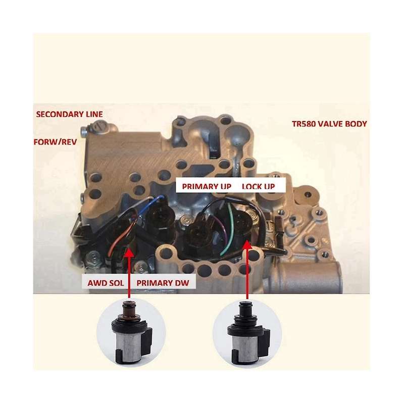 31825AA050 31825AA051 31825AA052 Automotive Torque Converter Lock-Up Solenoid 3.7+12.2-13.2 For