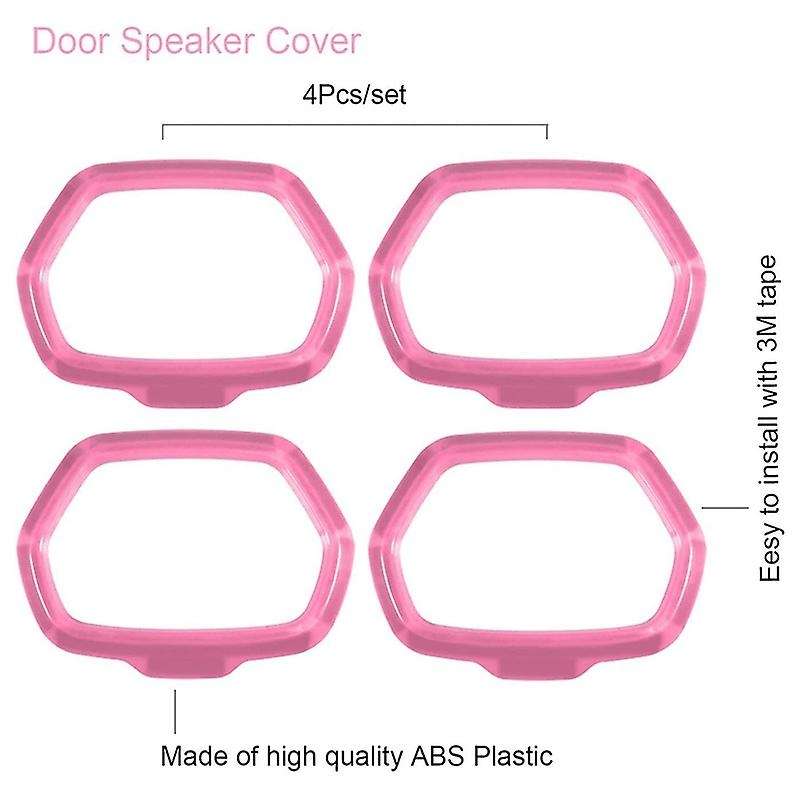31Pcs Car Interior Accessories Decoration Set for 2015-2020 (Pink)