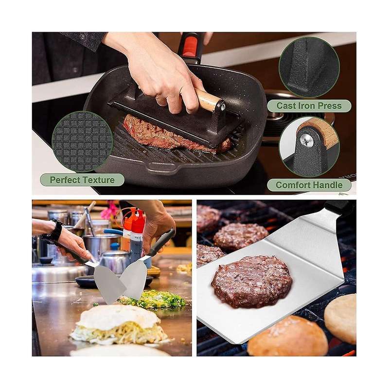 31pcs Griddle Accessories Kit, Flat Top Grill Accessories Set for Blackstone and , Grill Spatula Se