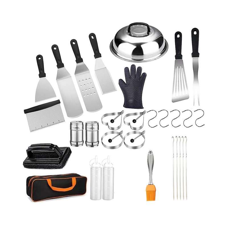 31pcs Griddle Accessories Kit, Flat Top Grill Accessories Set for Blackstone and , Grill Spatula Se