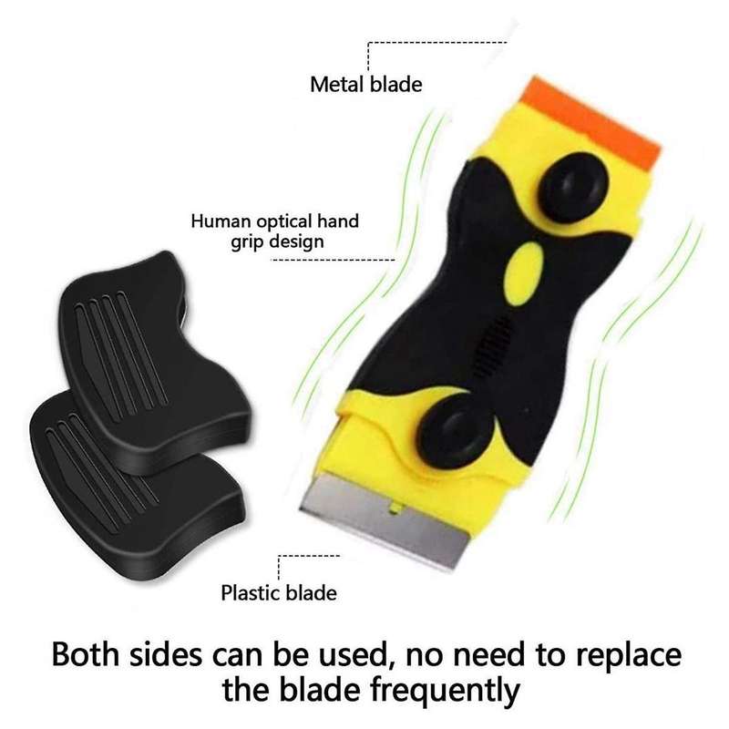 31-Piece Multi-Purpose Scraper Scraper with 20 Plastic and 10 Metal Blades Scraper Cleaning Tools.