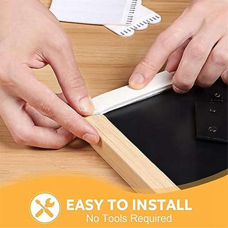 32 Pairs of Wall Adhesive Hooks, Traceless, Easy-To-Pull, Nail-Free Adhesive Stickers, Frame Hanging