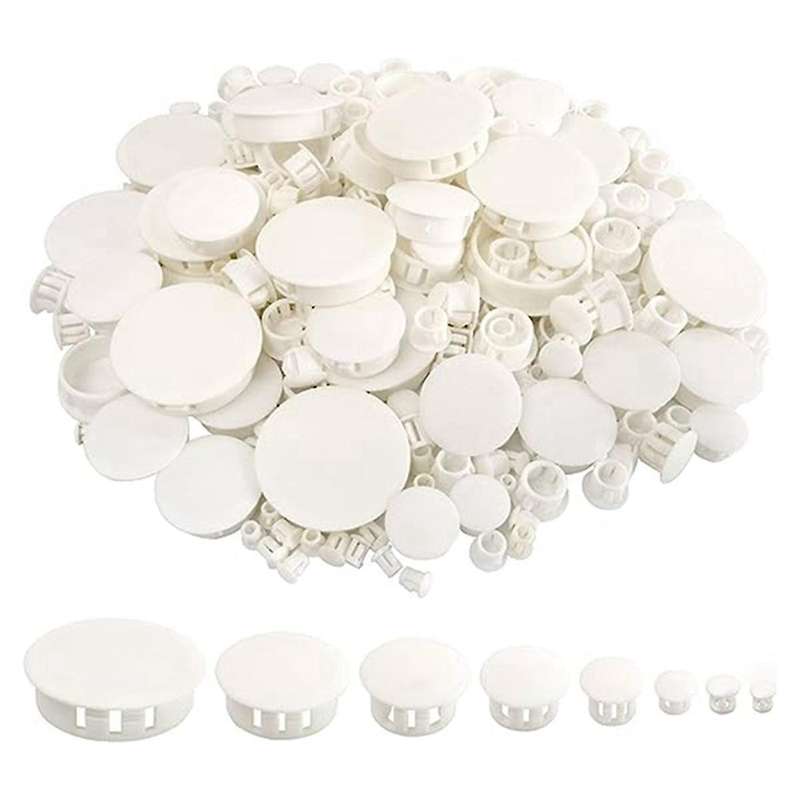 320 Plug Hole Plugs, Hole Cover Snap-In Keyhole Plugs, Panel Hole Plug Decorative Covers for Kitchen