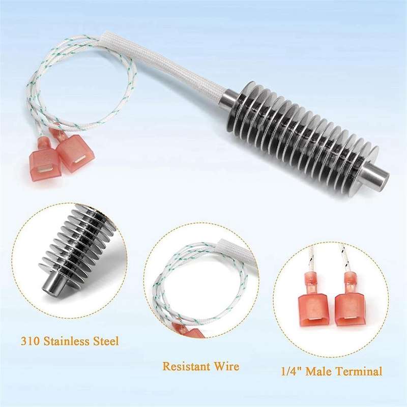 3-20-677200 Igniter for P68,XXV,P43,P61 Pellet Stove,17 Fin Igniter for Advance, 52i Pellet Stove