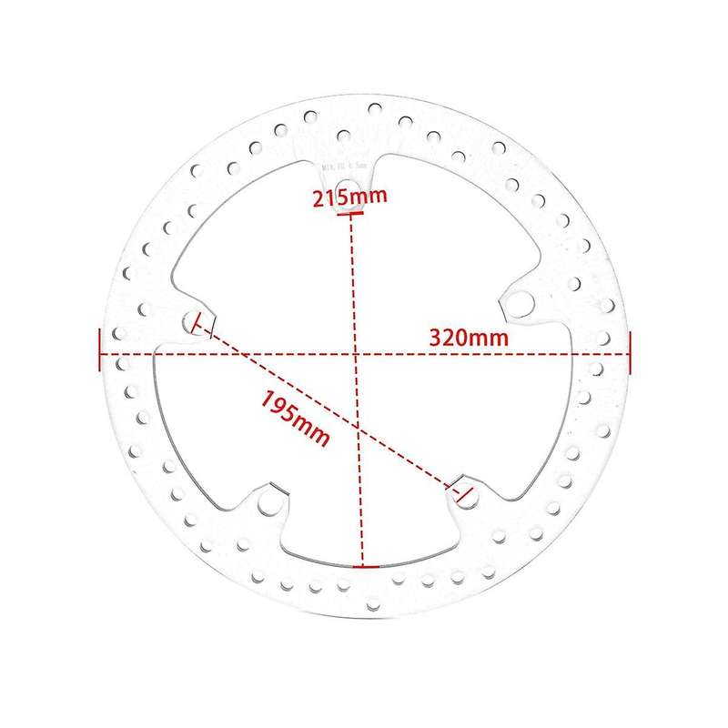 320mm Motorcycle Front Brake Disc Rotors for R1200 1250r S1000r Motorcycle Accessories