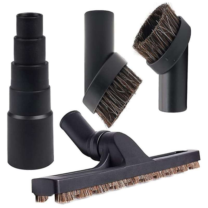 32mm 1 1/4 Inch Hardwood Floor Brush with 2 Pcs Vacuum Attachment Brush and 1 7/8 Inch to 1 Inch Va