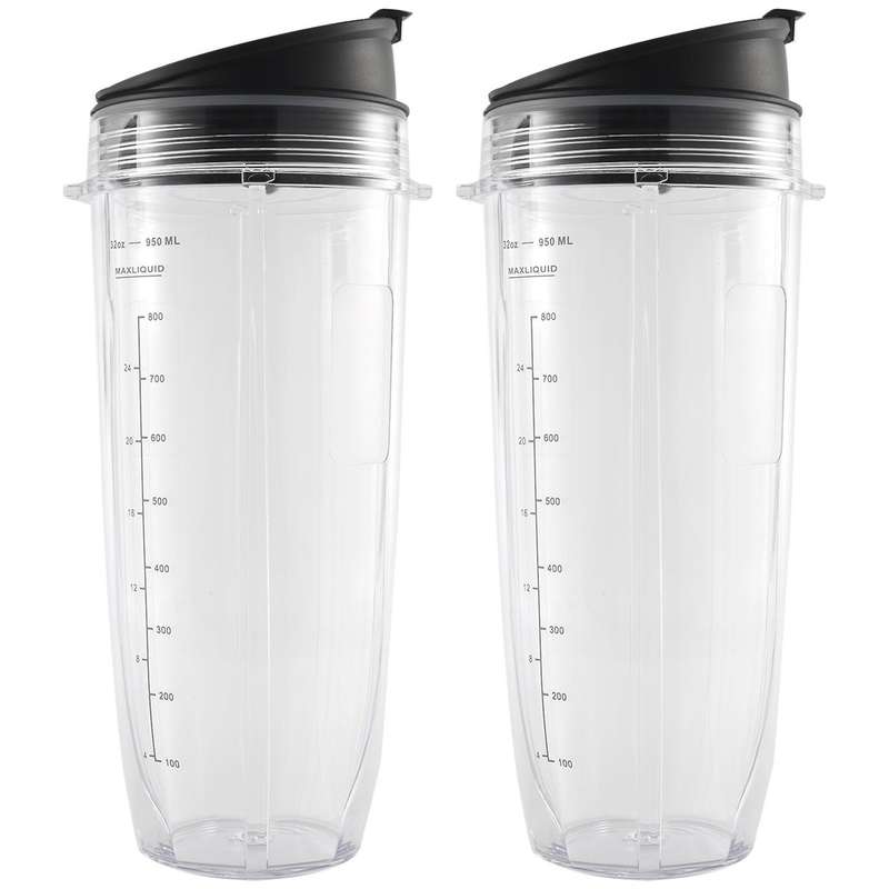 32-ounce Cup with Sealed Lid Ninja and Accessories for Auto-iq 1000w and Dual Blender