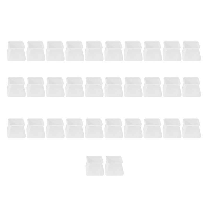 32pcs Furniture Silicon Protection Cover - Square Silicone Chair Leg Floor Protectors - Chair Leg C