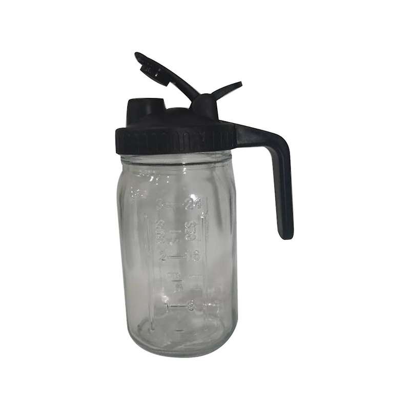 32oz Mason Jar Pour Spout Lid -glass Pitcher with Lid ,breast Milk Pitcher,seal for Juice,milk,coffe