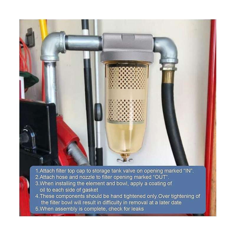 3307454s Fuel Tank Filter Reservoir Filter Fuel Filter Assembly Fuel Water Separator Automotive