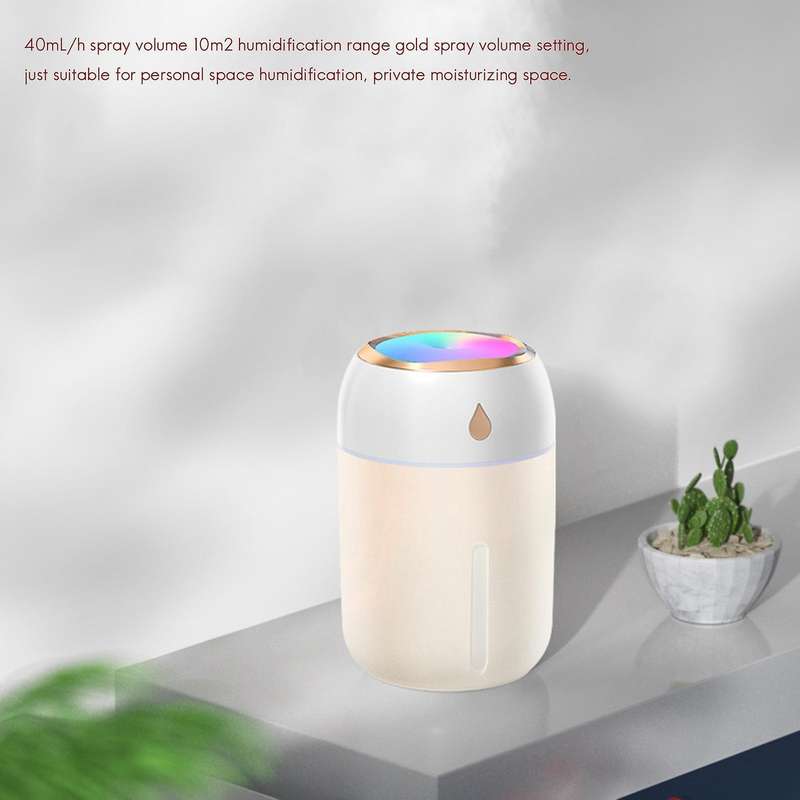 330ML Mini Portable Air Humidifier Aroma Essential Oil Diffuser USB Mist Maker Aromatherapy Humidifi