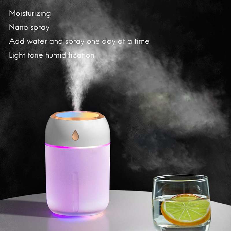 330ML Mini Portable Air Humidifier Aroma Essential Oil Diffuser USB Mist Maker Aromatherapy Humidifi