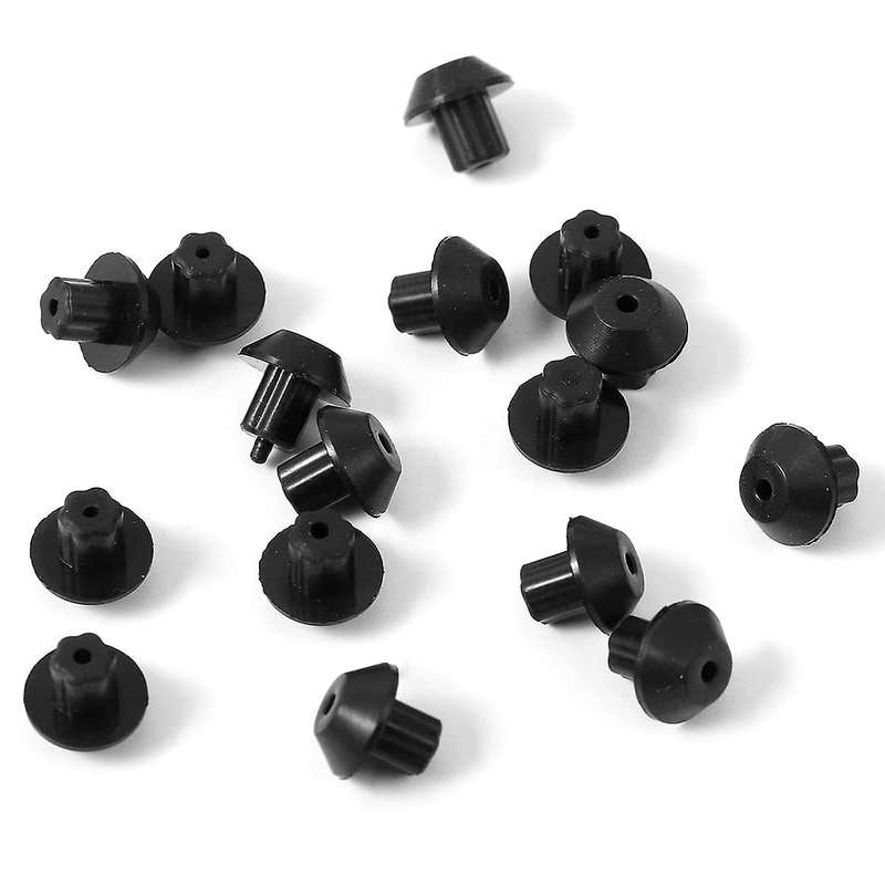 32pcs Wb2k101 Range Grate Rubber Feet Kit with Ken-more Stove Grate Bumpers Replace , 247410