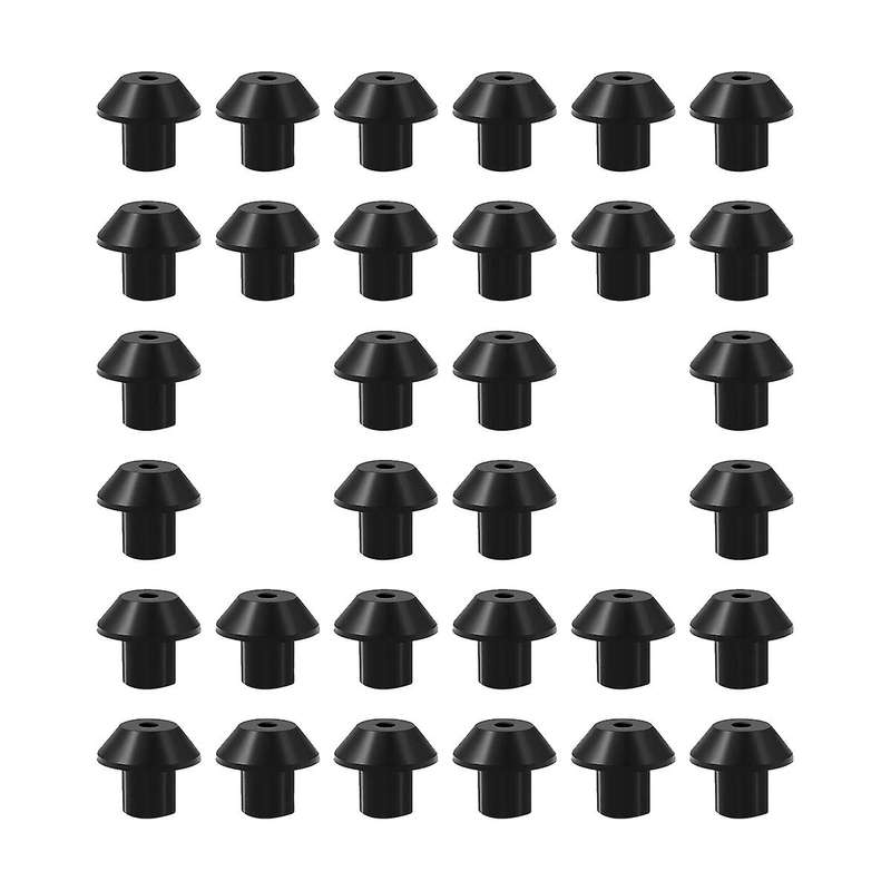 32pcs Wb2k101 Range Grate Rubber Feet Kit with Ken-more Stove Grate Bumpers Replace , 247410