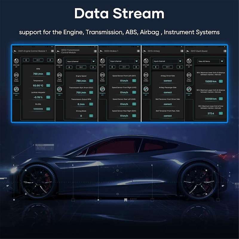 3310 Car Code Reader Bluetooth OBD2 Scanner Diagnostic Tool Fit for SEAT for IOS/Android