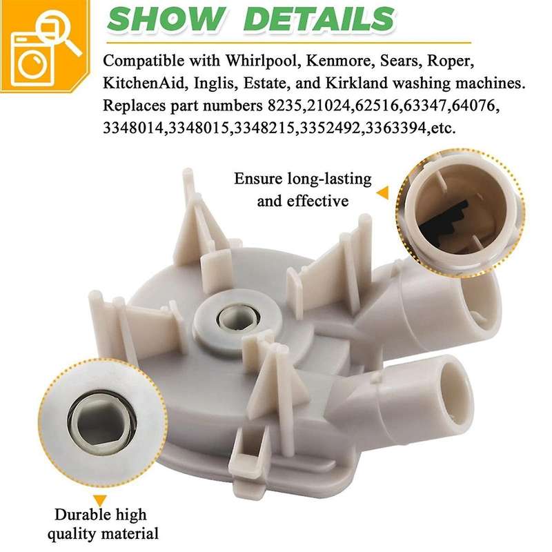 3363394 Washing Machine Pump Replacement Washing Machine Drain Pump Wp3363394vp 3348015 3348014