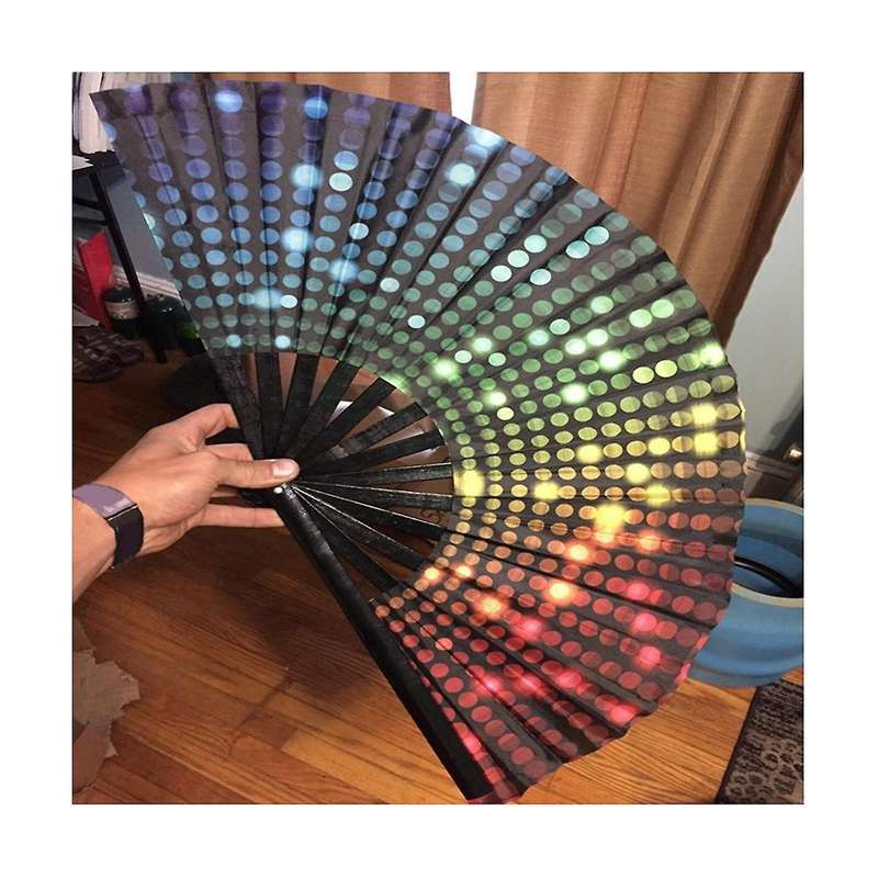 33cm Fan Ring Fan Bamboo Bone Fan Promotional Fan Folding Fan Folding Fan