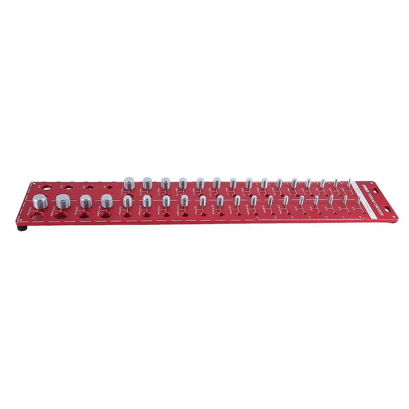 34 Nut and Bolt , 15 Metric & 19 Standard Nut & Bolt Size Identifier Gauge