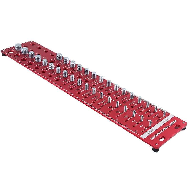 34 Nut and Bolt , 15 Metric & 19 Standard Nut & Bolt Size Identifier Gauge