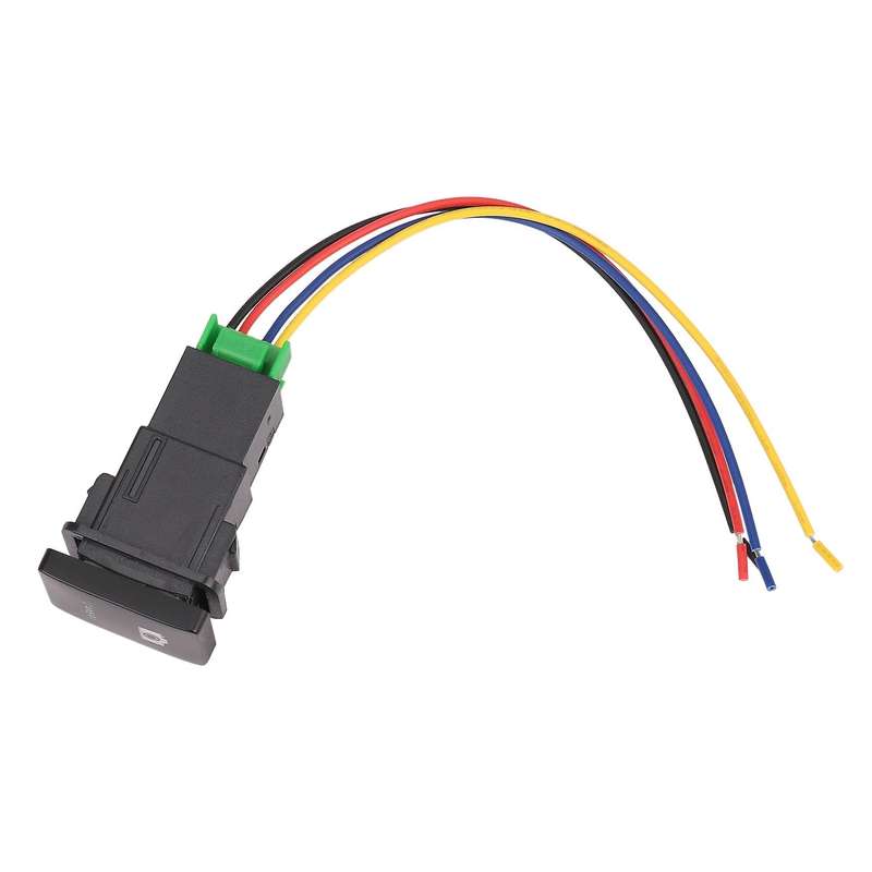 33x22mm 12V Blue LED Illuminated Switch On/Off Compatible Toyota Black