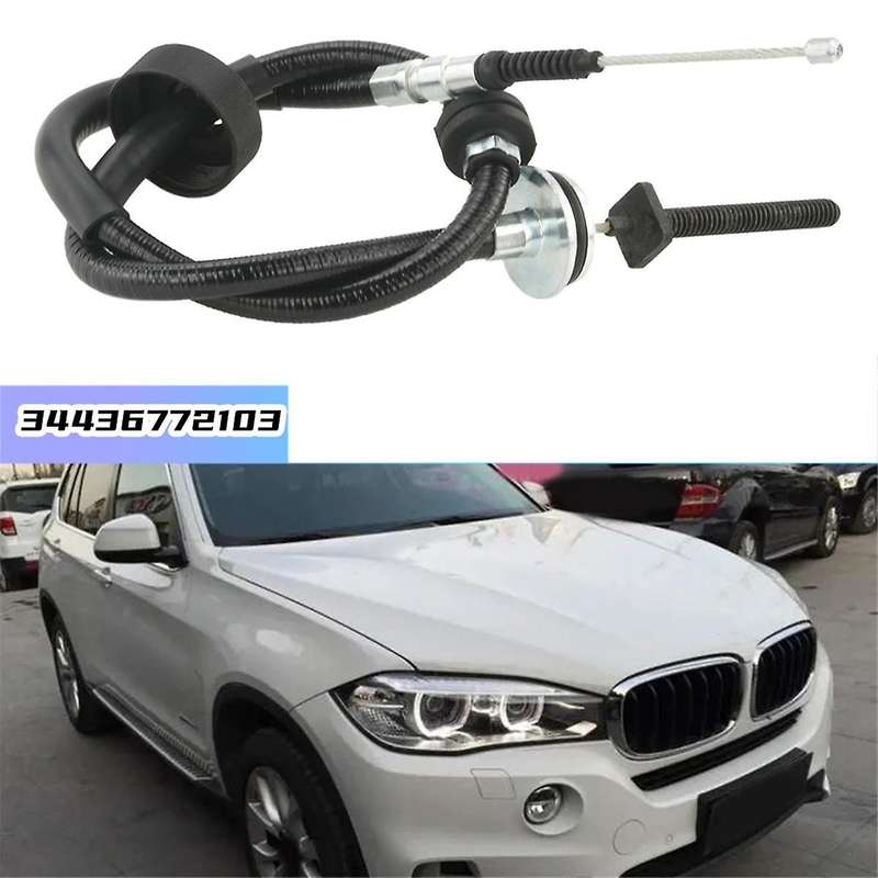 34436772103 Car Rear Left Parking Handbrake Cable for X5 X6 2007-2014