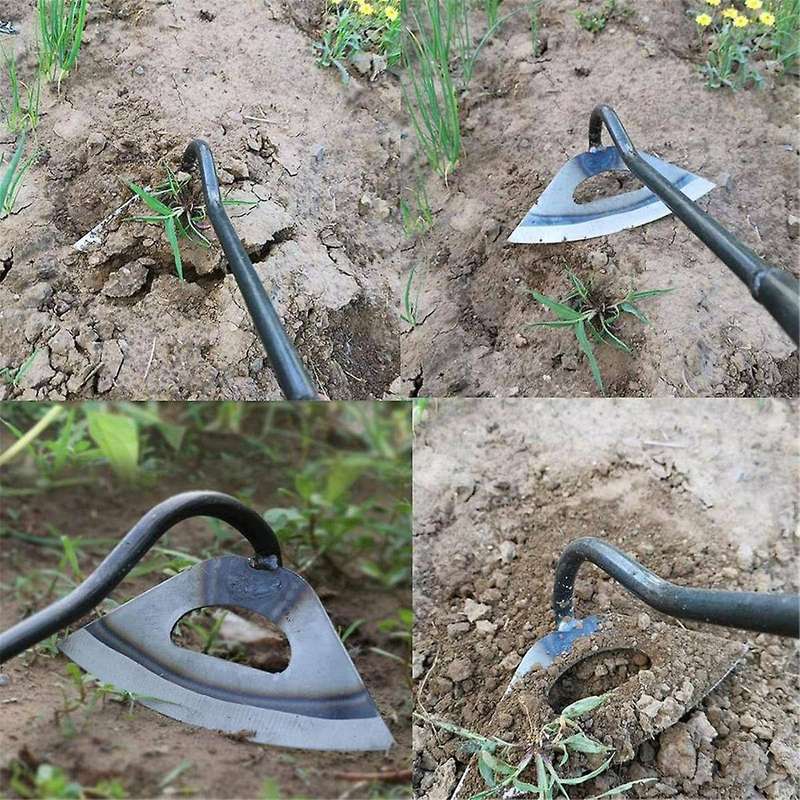 34cmx16cm Blade Quick Weeder Long Handle Blade Backyard Weeding Loose Soil Farmland Planting Hoe