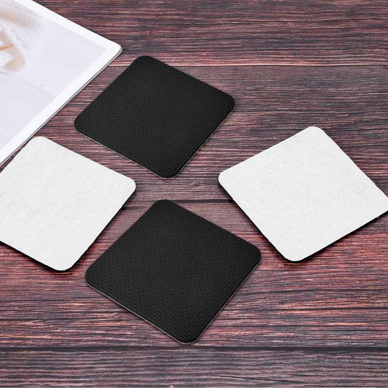 35 Pieces Square Sublimation Blank Cup Mat Compatible DIY Home Kitchen Decor