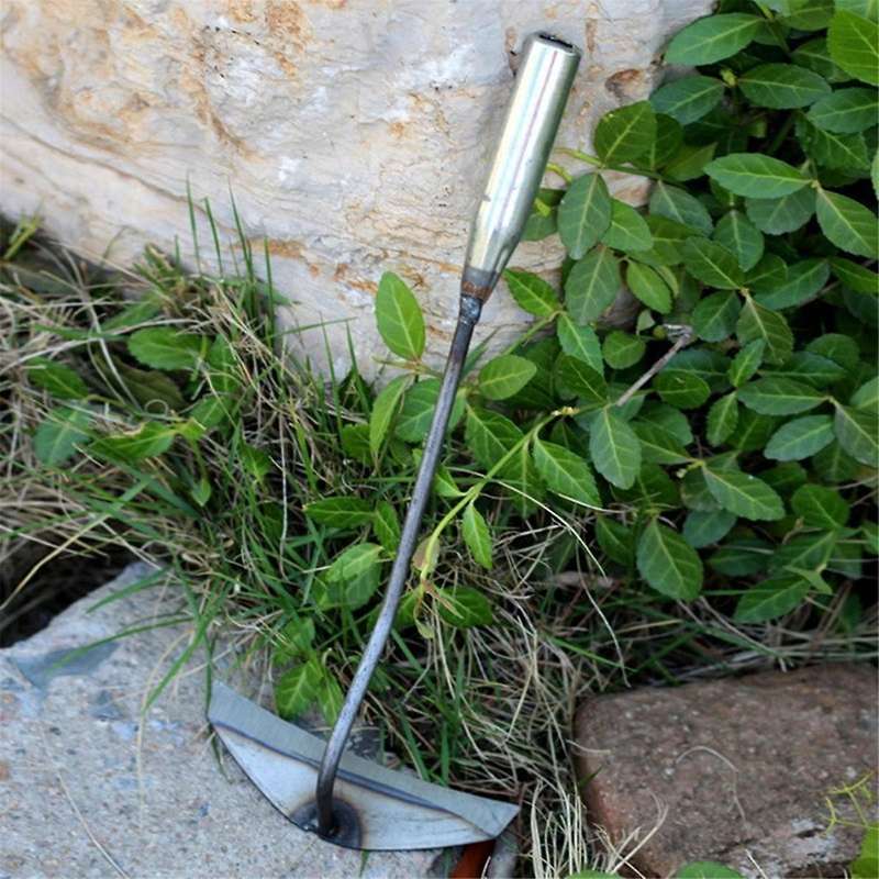 34x11.5cm Gardening Tools Hollow Hoe Garden Weeding Tool Hand Shovel Weeder Backyard Loose Soil Farm