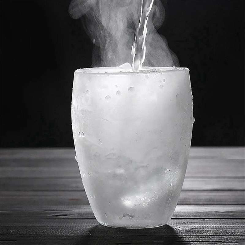 350ML Double Wall Glass Cup Transparent Handmade Heat Resistant Tea Drink Cup MINI Whisky Cup Coffee