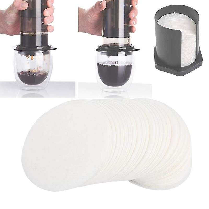 350PCS Round Disposable Drip Coffee Filter Paper Strainers for Coffee Maker and Espresso Maker