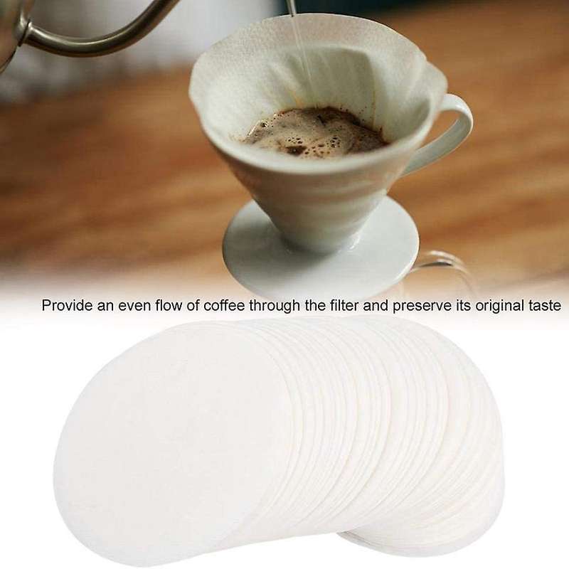 350PCS Round Disposable Drip Coffee Filter Paper Strainers for Coffee Maker and Espresso Maker