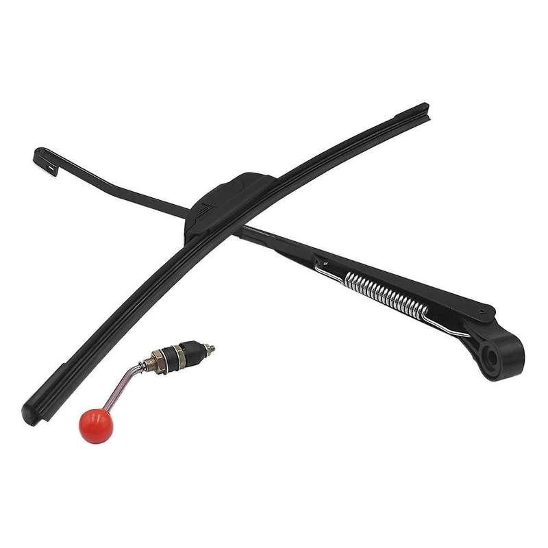 350X400MM Manual UTV Windshield Wiper 15.7 Inch Wiper Kit for Polaris RZR 800 900 1000 Can Am