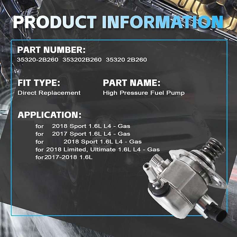 35320-2b260 Fuel High-pressure Oil Pump High-pressure Pump Assembly for 353202b260