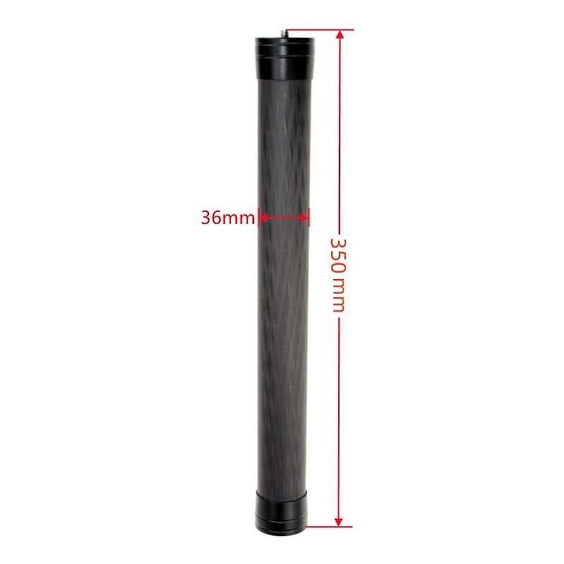 35CM Extension Rod Carbon Fiber Camera Extension Rod Self-Timer Pole Stabilizer for Extension Rod