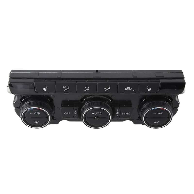 35D907044F Car Air Condition Control Switch Panel AC Seat Heater Switch B7 CC Golf 6