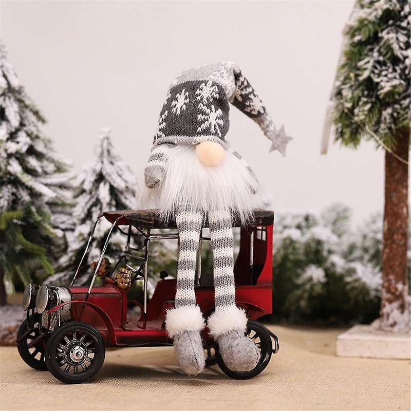 35cm Glowing Gnome Christmas Decor Faceless Doll Night Light Home Navidad Natal 2024 New Year Childr